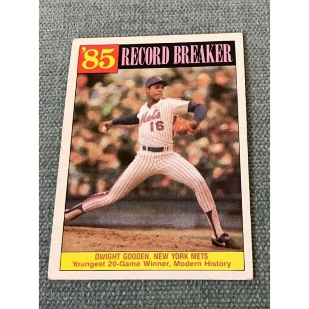 1986 Topps New York Mets Baseball Card Trading Card